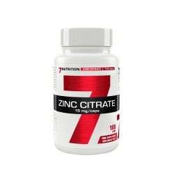 7nutrition Zinc Citrate 15mg 100caps